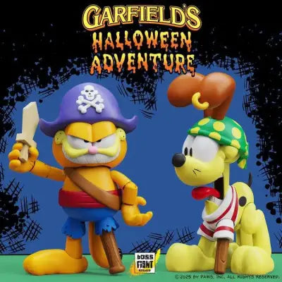 GARFIELD HALLOWEEN ADVENTURE PIRATE GARFIELD + PIRATE ODIE OF 2PK