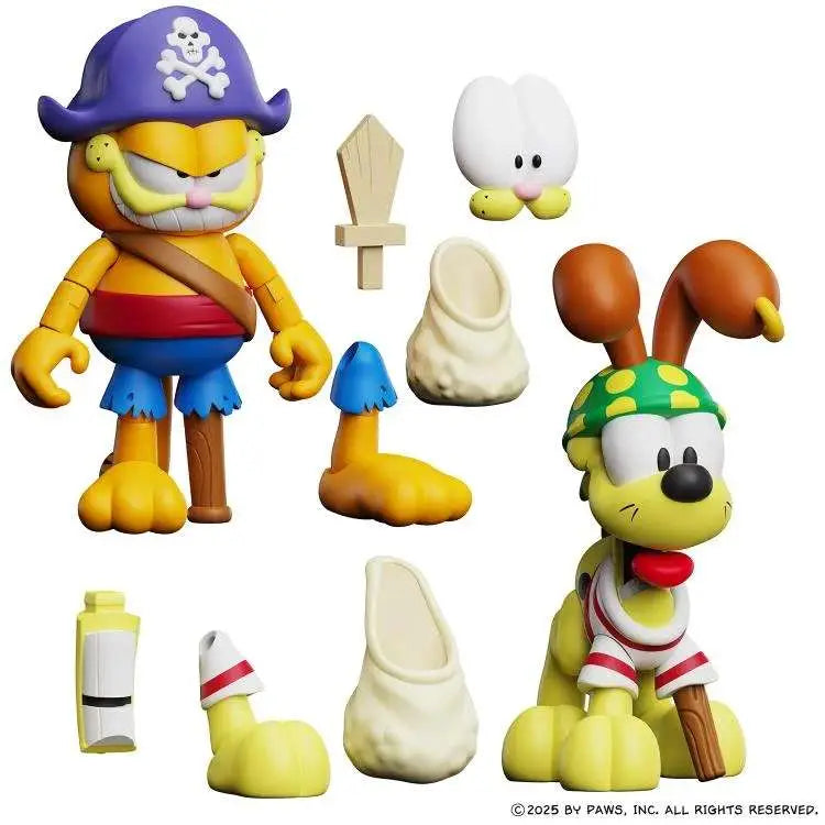 GARFIELD HALLOWEEN ADVENTURE PIRATE GARFIELD + PIRATE ODIE OF 2PK