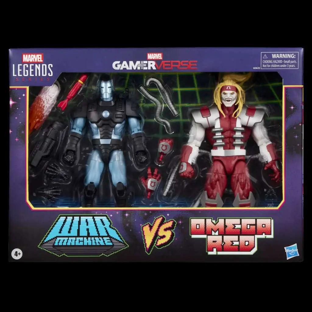 MARVEL LEGENDS GAMERVERSE WAR MACHINE VS OMEGA RED ACTION FIGURES