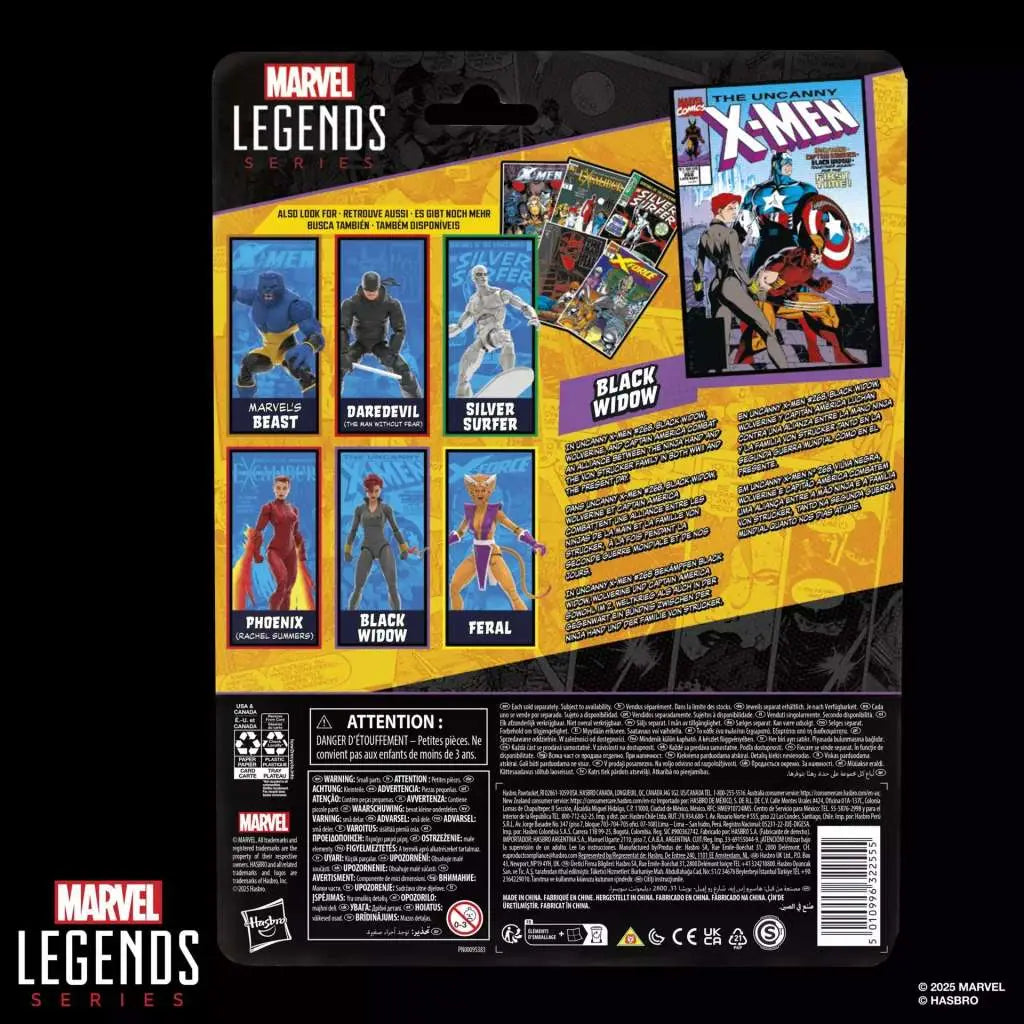 MARVEL LEGENDS MINI COMICS BLACK WIDOW ACTION FIGURE
