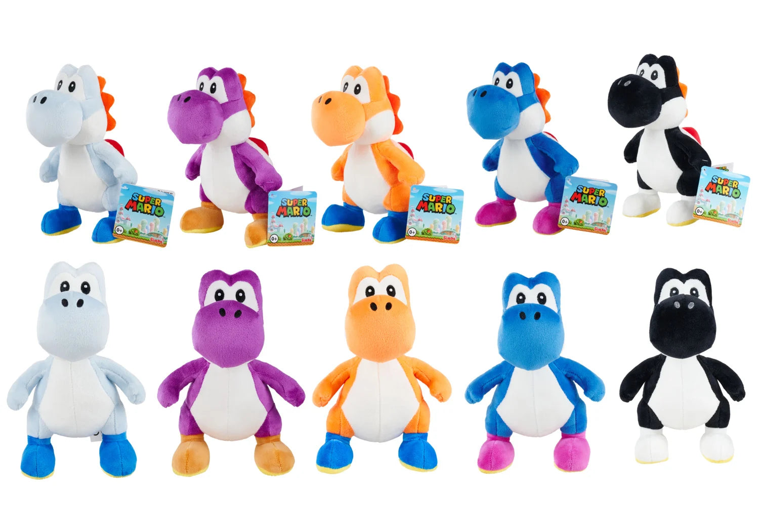 SUPER MARIO - Yoshi - Assortment of 10 Plushs 5 Models - 20cm