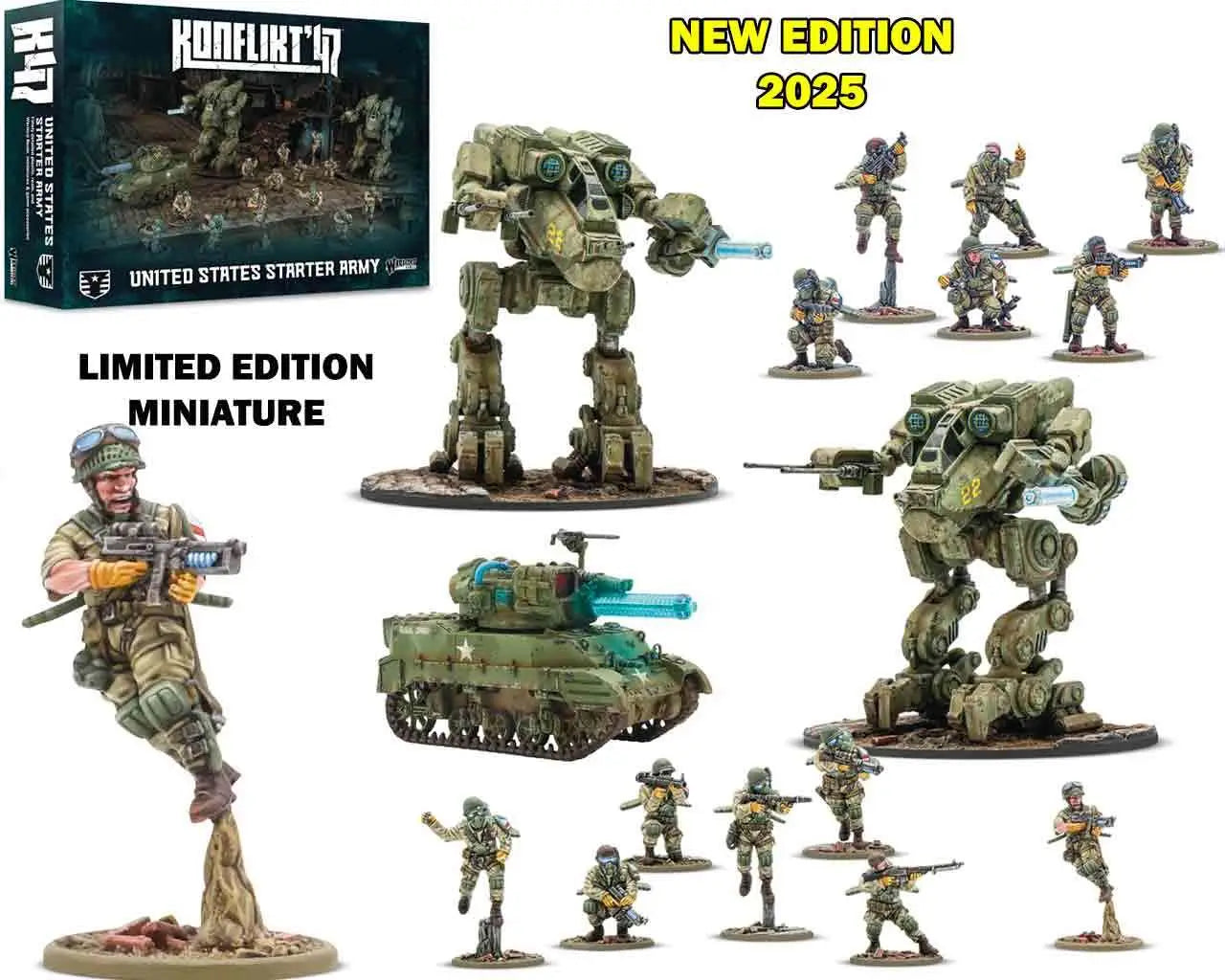 KONFLIKT '47 NEW EDITION 2025 UNITED STATES STARTER ARMY