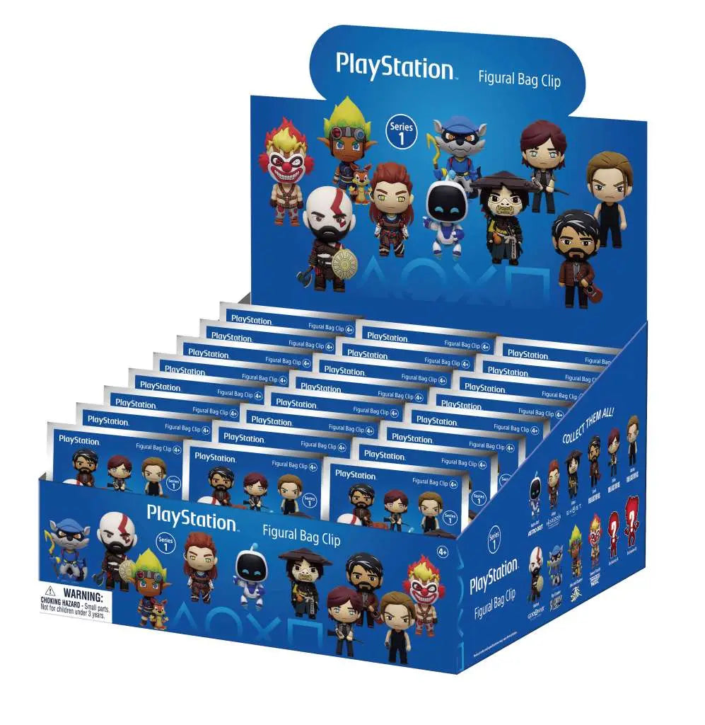 PLAYSTATION S1 BAG CLIP BLIND BOX DISPLAY (24)
