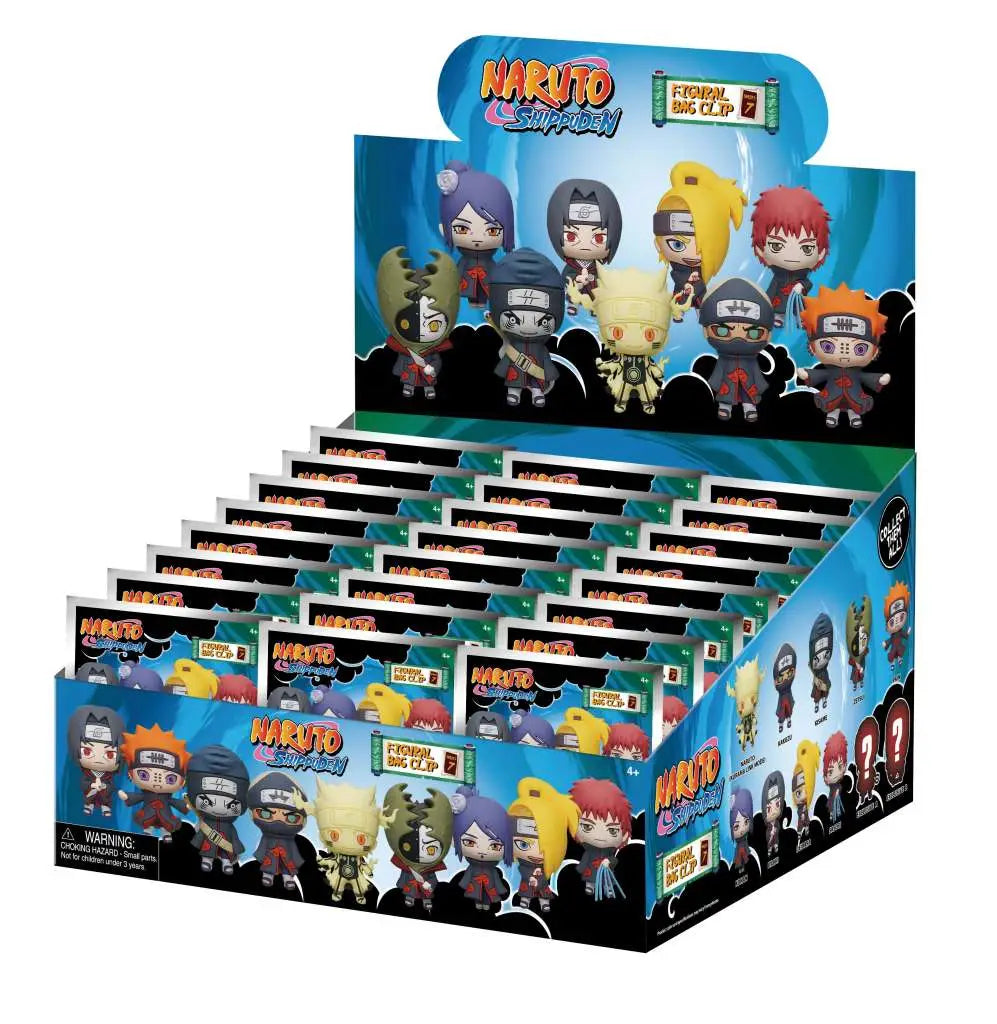 NARUTO 3D S7 BAG CLIP BLIND BOX DISPLAY (24)