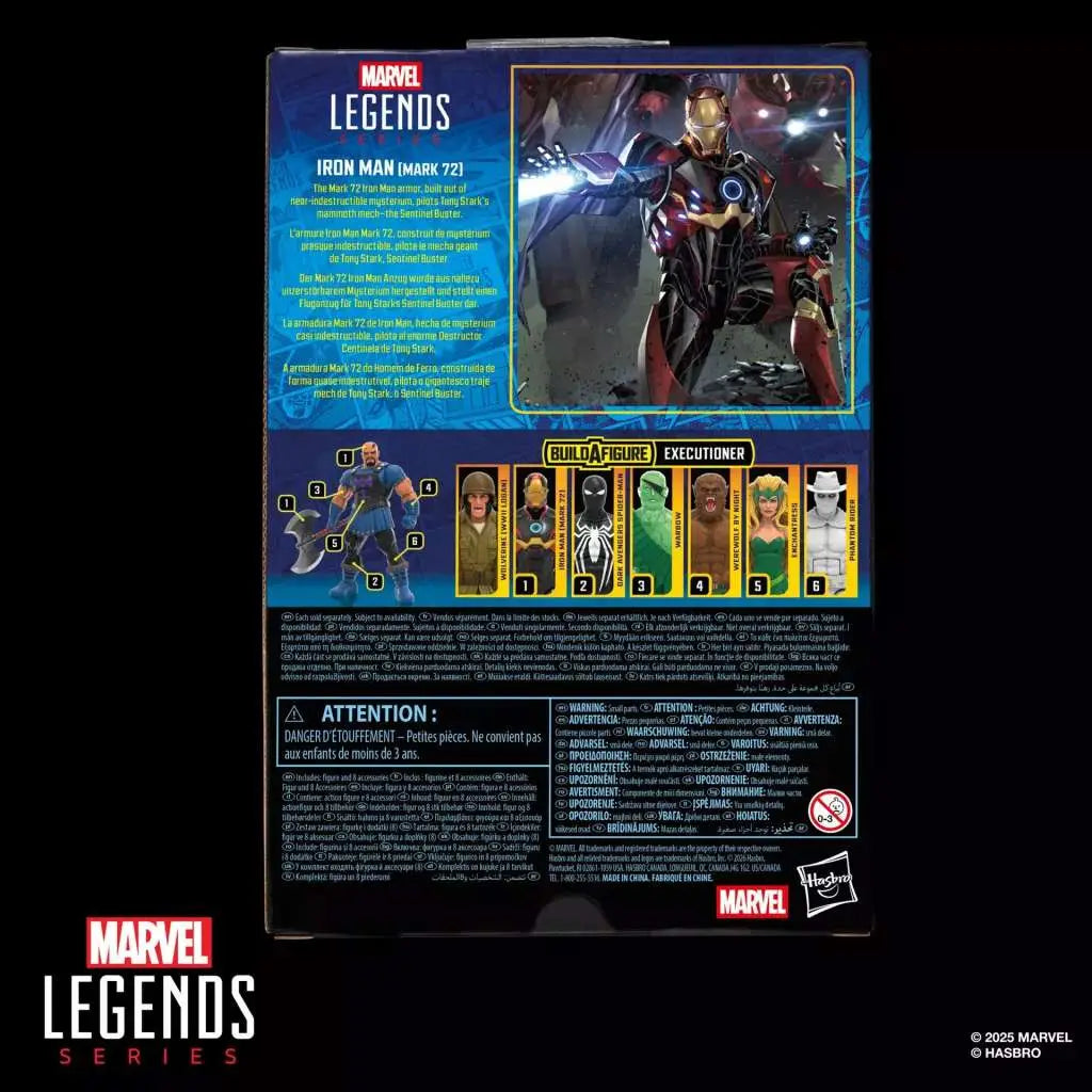 MARVEL LEGENDS EXECUTIONER BFS IRON MAN MARK 72 ACTION FIGURE