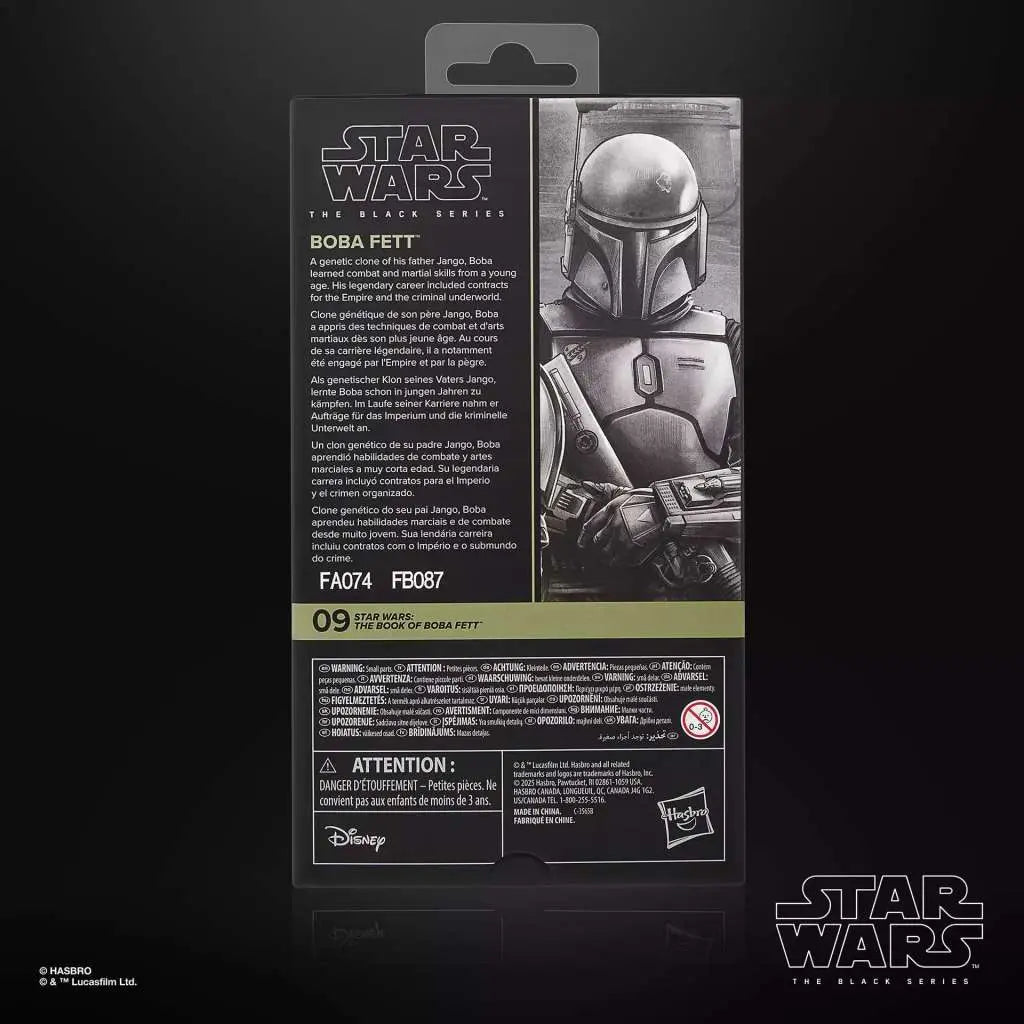 STAR WARS BLACK SERIES THE BOOK OF BOBA FETT BOBA FETT ACTION FIGURE
