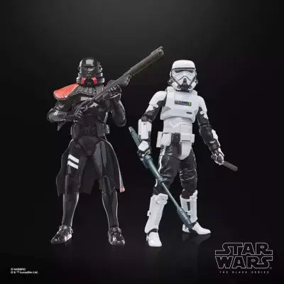 STAR WARS BLACK SERIES JEDI SURVIVOR PURGE TROOPER AND PATROL TROOPER ACTION FIGURES
