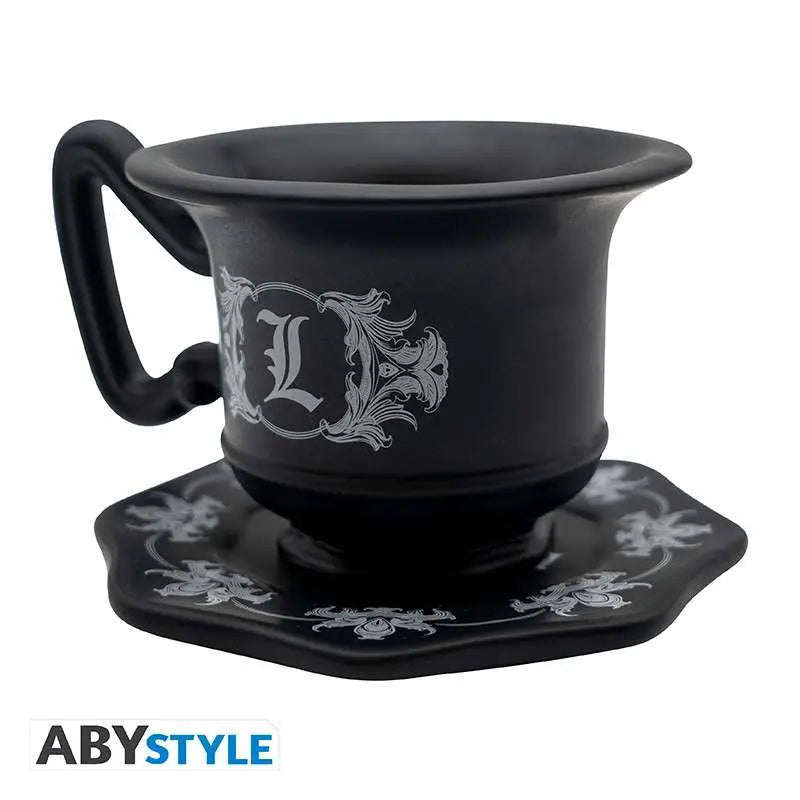 DEATH NOTE  L'S CUP MUG 3D WITH SAUCER