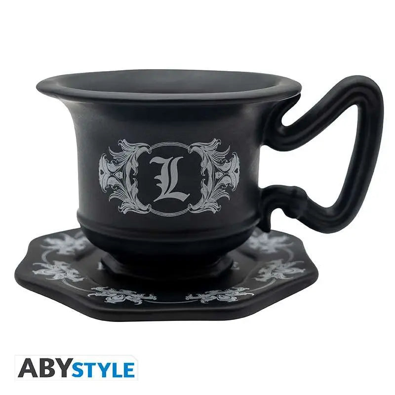 DEATH NOTE  L'S CUP MUG 3D WITH SAUCER