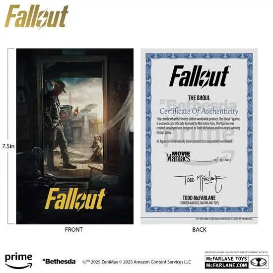 MOVIE MANIACS  FALLOUT WAVE 3 ASSORTMENT SET (6)