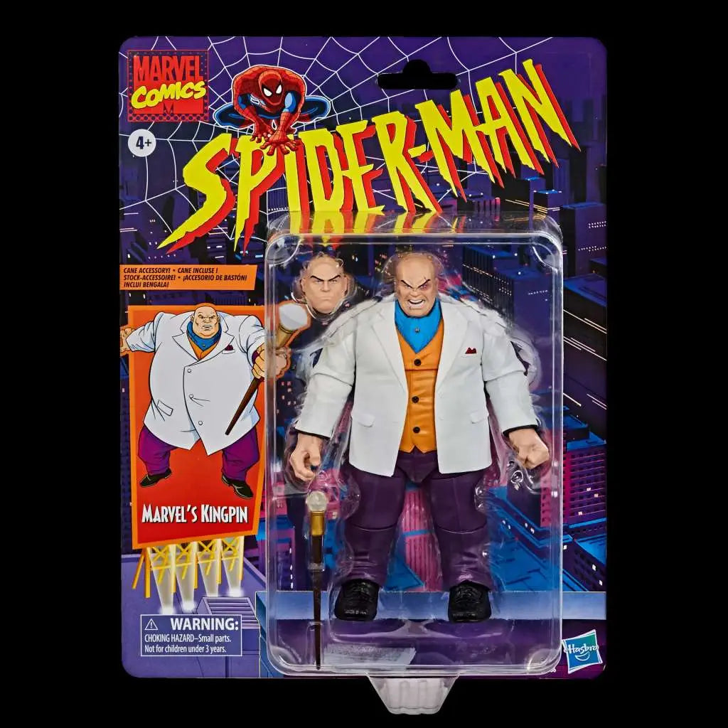 MARVEL LEGENDS SPIDER-MAN VINTAGE KINGPIN ACTION FIGURE