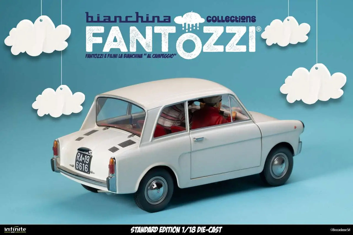 FANTOZZI AND FILINI THE BIANCHINA AT THE CAMPSITE 1/18 DIE-CAST STANDARD EDITION