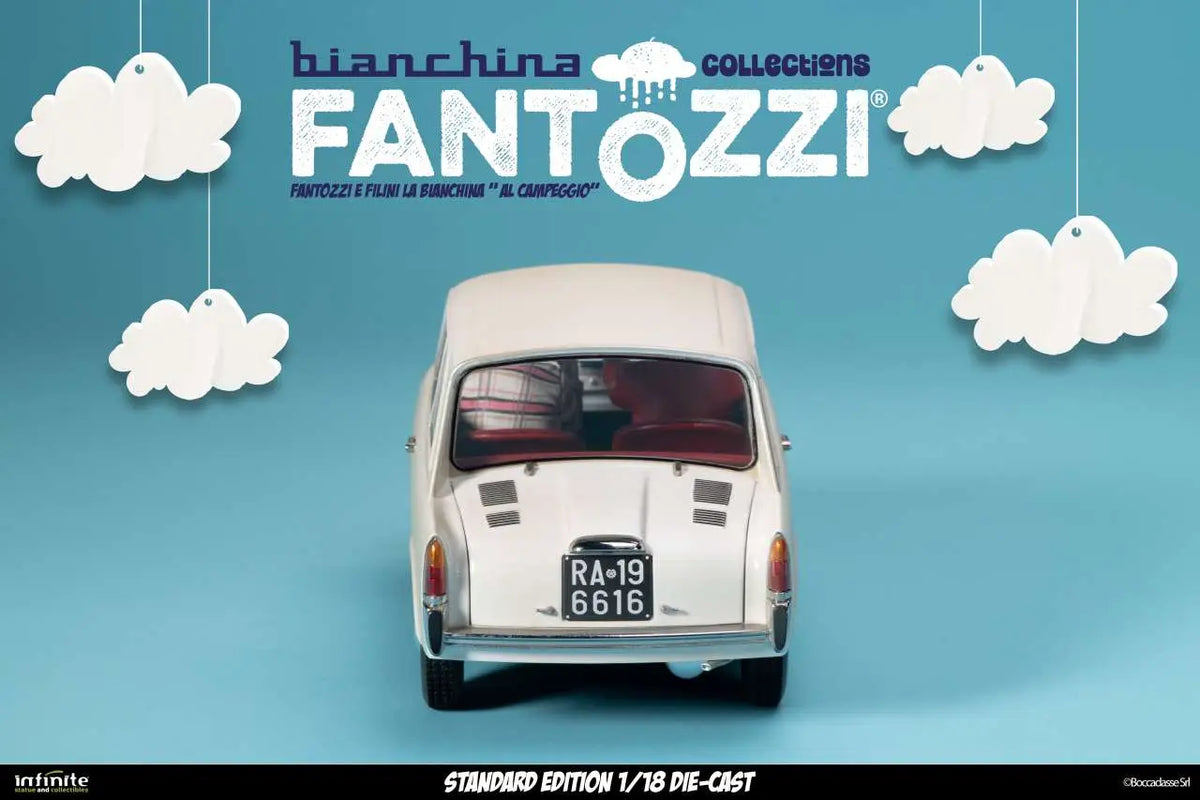 FANTOZZI AND FILINI THE BIANCHINA AT THE CAMPSITE 1/18 DIE-CAST STANDARD EDITION