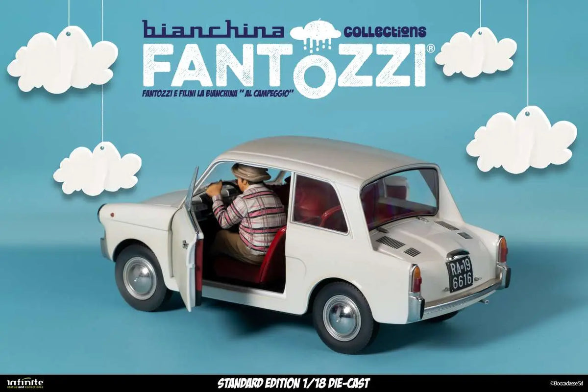 FANTOZZI AND FILINI THE BIANCHINA AT THE CAMPSITE 1/18 DIE-CAST STANDARD EDITION