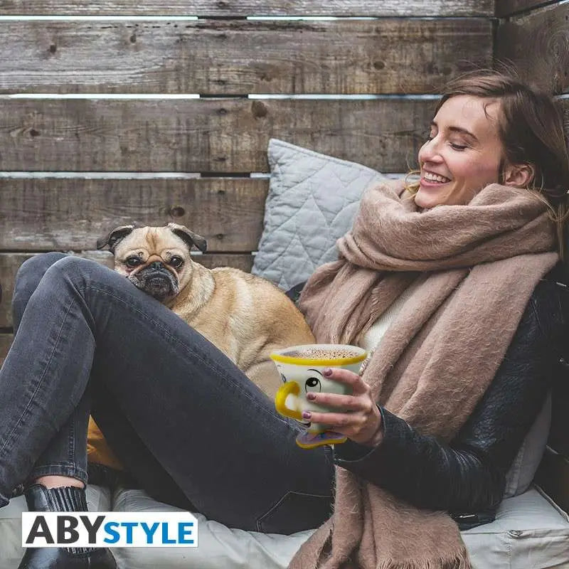 DISNEY BEAUTY & THE BEAST CHIP 3D MUG