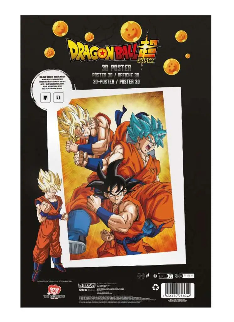 DRAGON BALL SUPER CHAMPA GOKU STATES 38X58CM 3D POSTER