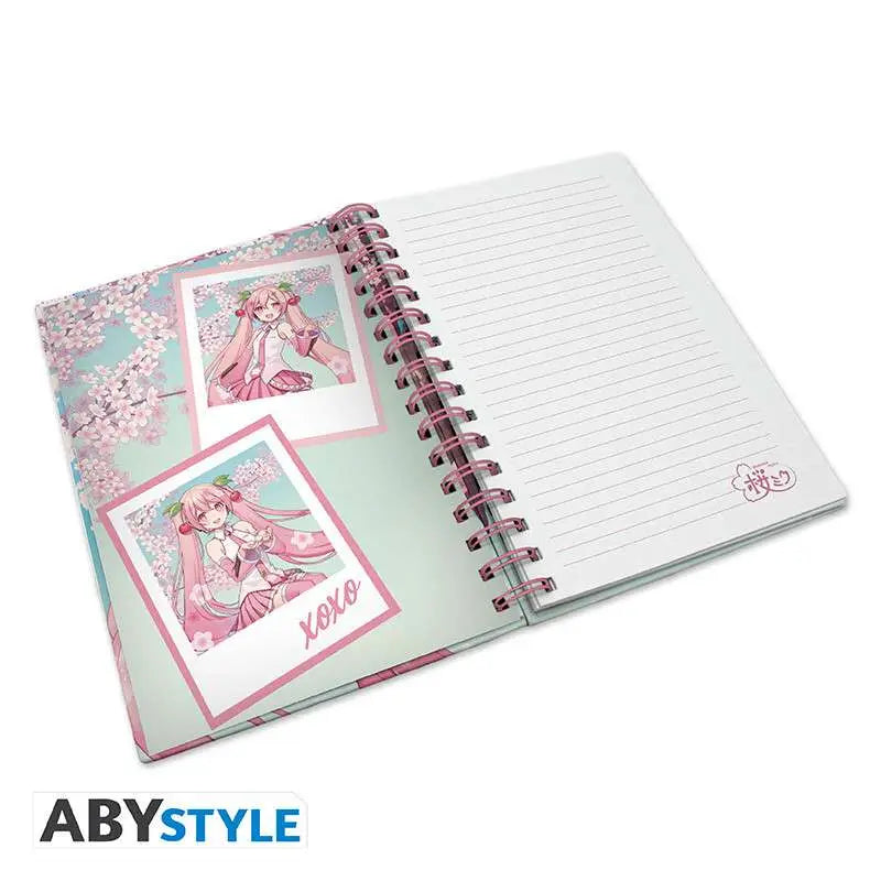 HATSUNE MIKU CHERRY BLOSSOM NOTEBOOK A5