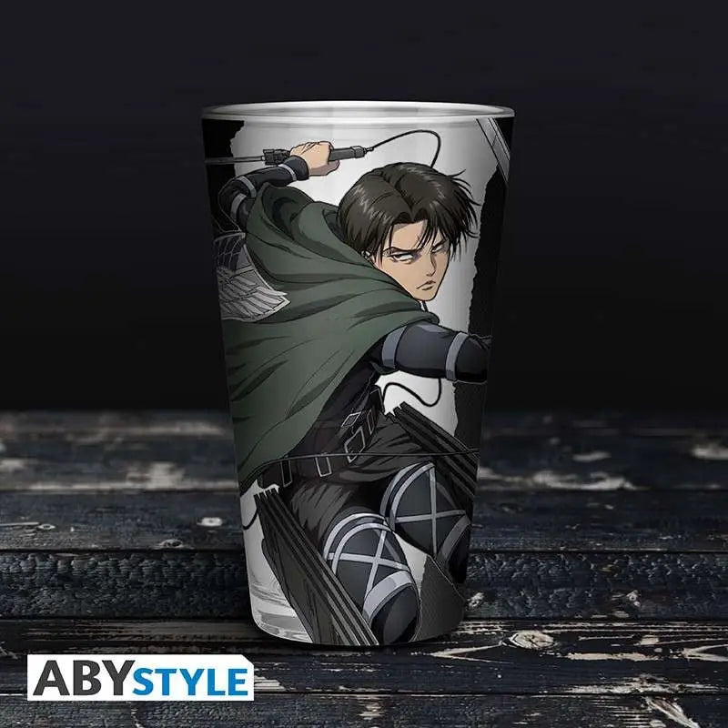 ATTACK ON TITAN LEVI S4 GLASS L
