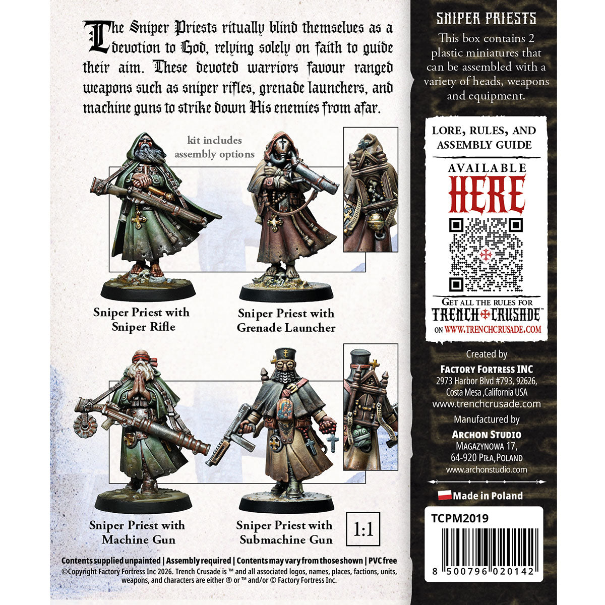 TRENCH CRUSADE SNIPER PRIESTS
