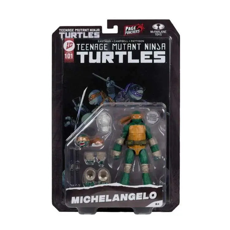 TEENAGE MUTANT NINJA TURTLES 5INCH FIGURE W/ COMIC WAVE 2 ASSRT SET (6)