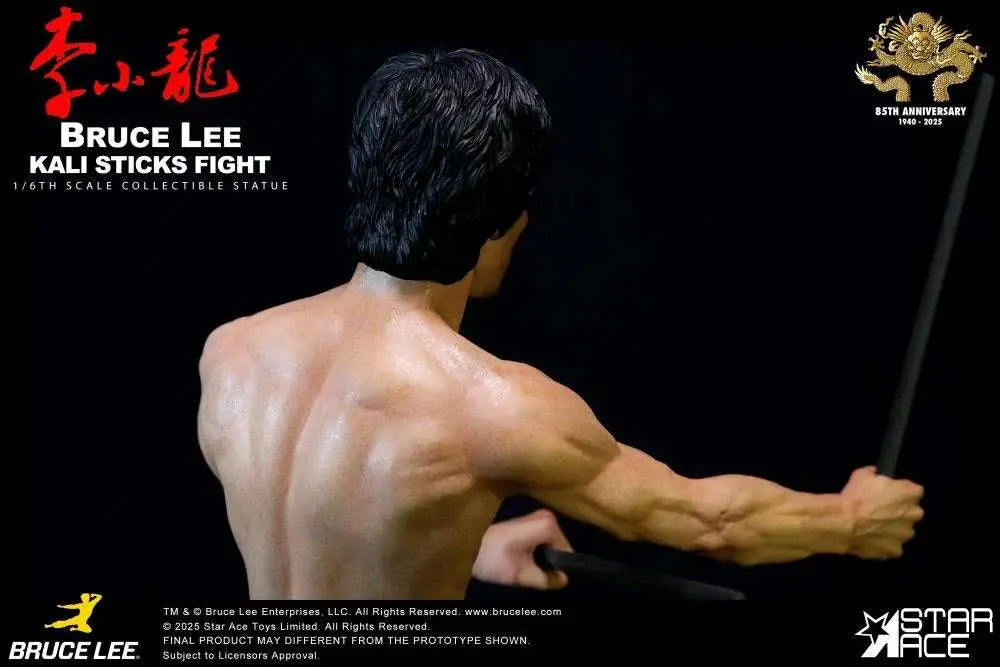 BRUCE LEE KALI STICKS FIGHT NORMAL BASEMENT VER. STATUE
