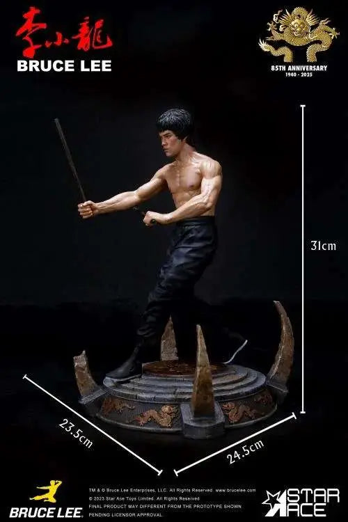 BRUCE LEE KALI STICKS FIGHT DELUXE BASEMENT VER. STATUE