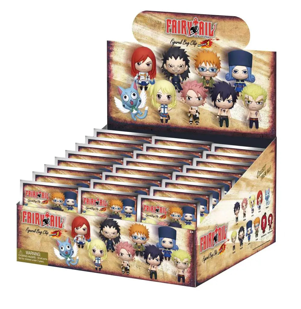 FAIRY TAIL BAG CLIP BLIND BOX DISPLAY (24)