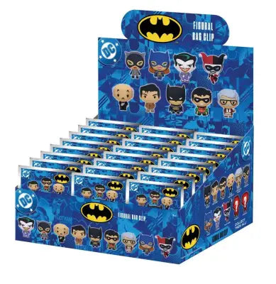 BATMAN ANIMATED BAG CLIP BLIND BOX DISPLAY (24)