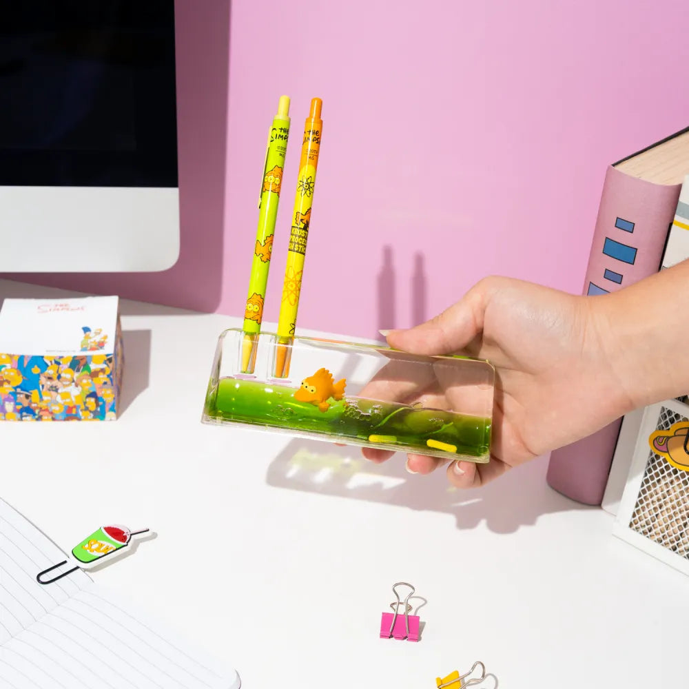 SIMPSONS BLINKY FISH PEN HOLDER