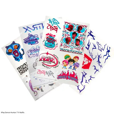 KPOP DEMON HUNTERS TATTOO STICKERS