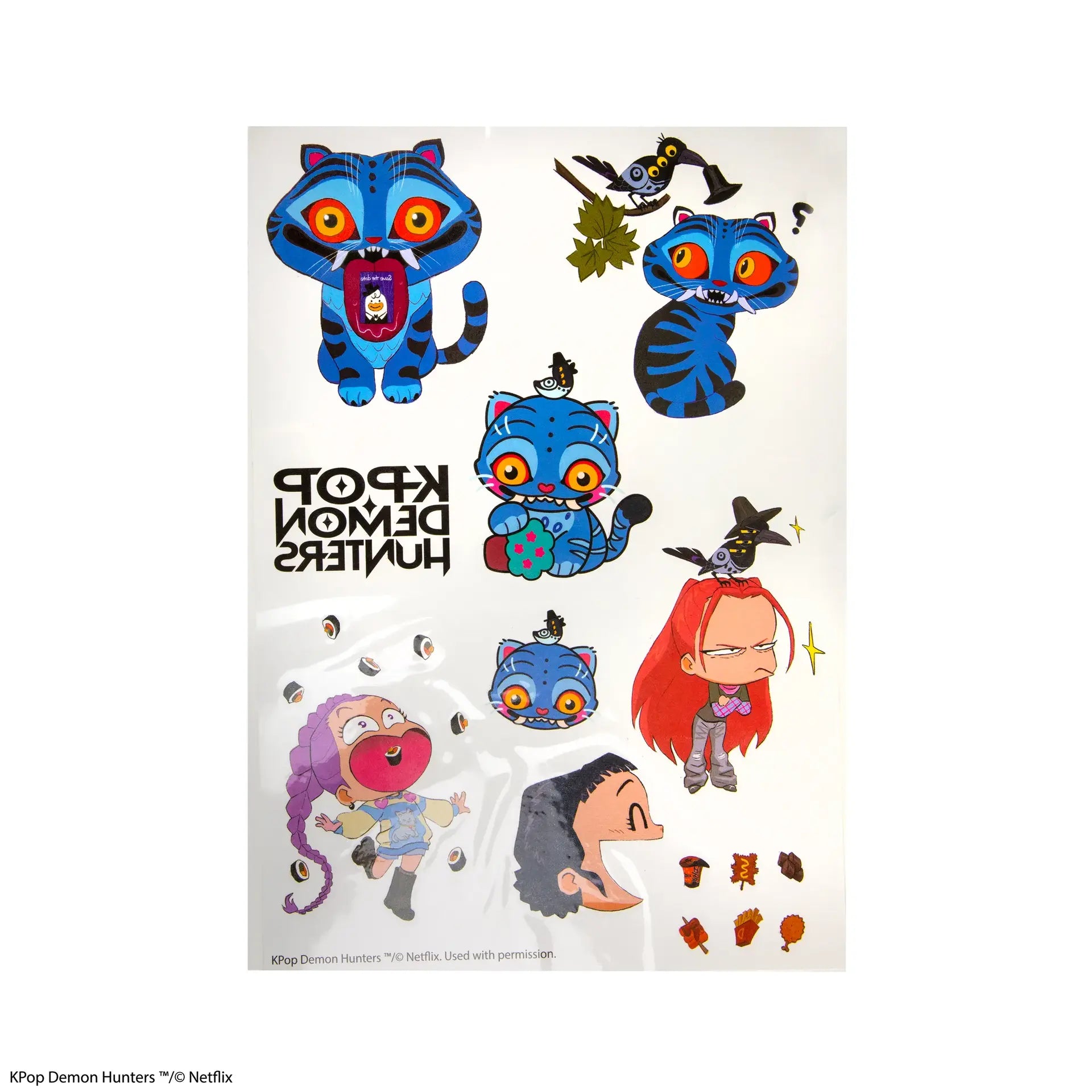 KPOP DEMON HUNTERS TATTOO STICKERS
