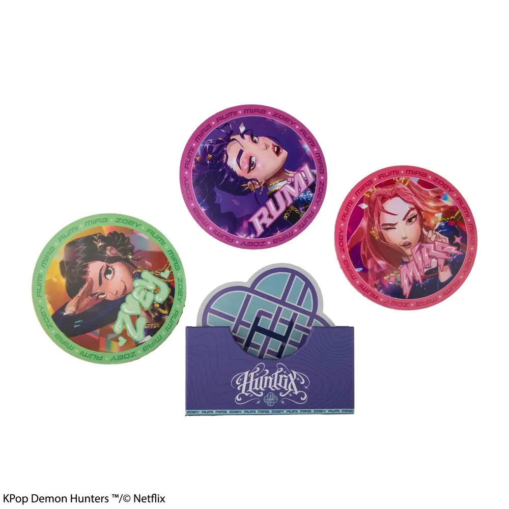 KPOP DEMON HUNTERS HUNTR/X COASTERS SET (4)