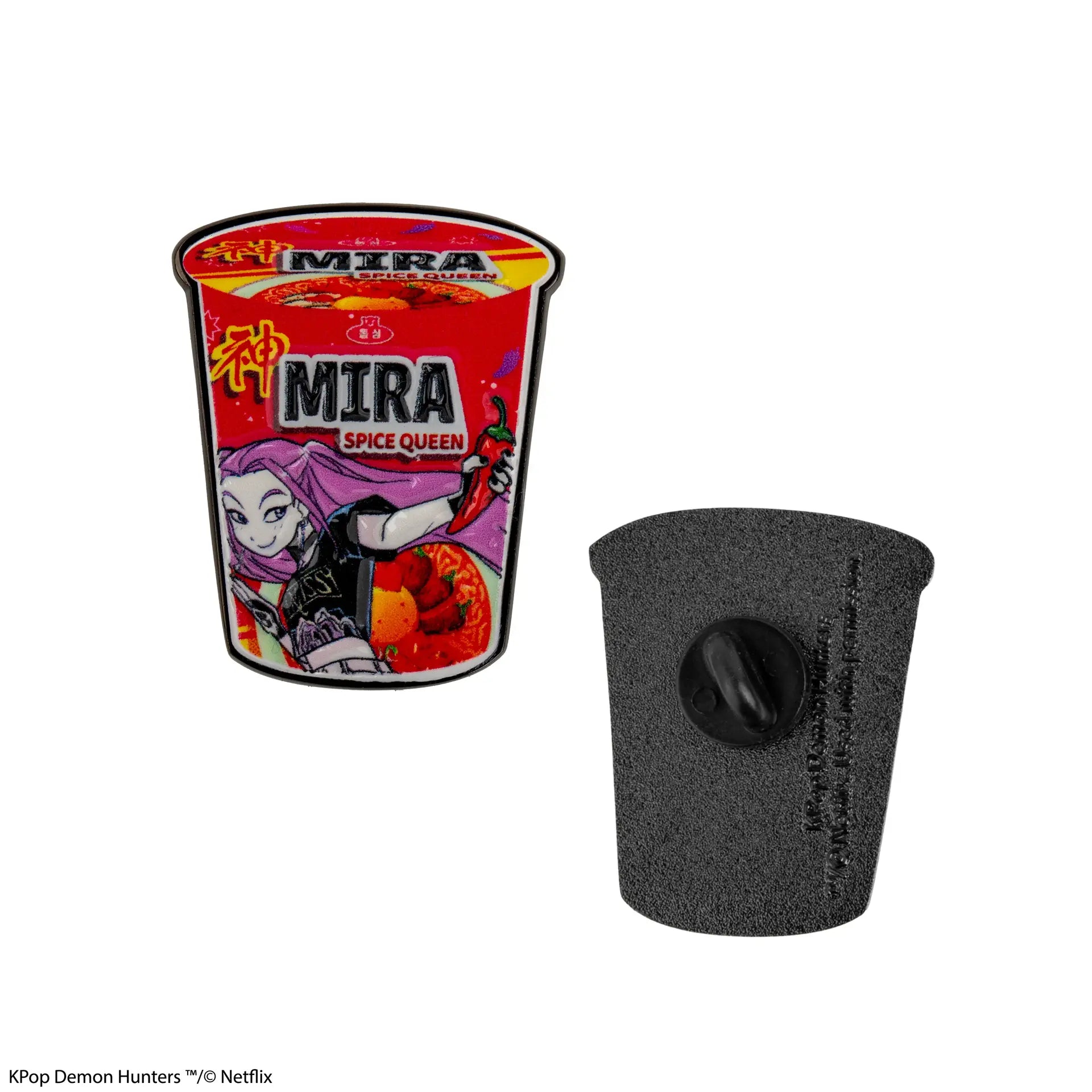 KPOP DEMON HUNTERS MIRA SPICE QUEEN NOODLES PIN