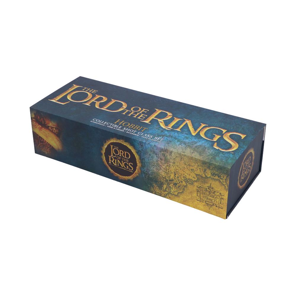 THE LORD OF THE RINGS HOBBIT SHOT GLASS SET