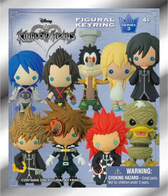KINGDOM HEARTS SERIES 3 BAG CLIP BLIND BOX DISPLAY (24)