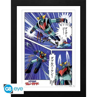 UFO ROBOT GRENDIZER FRAMED PRINT