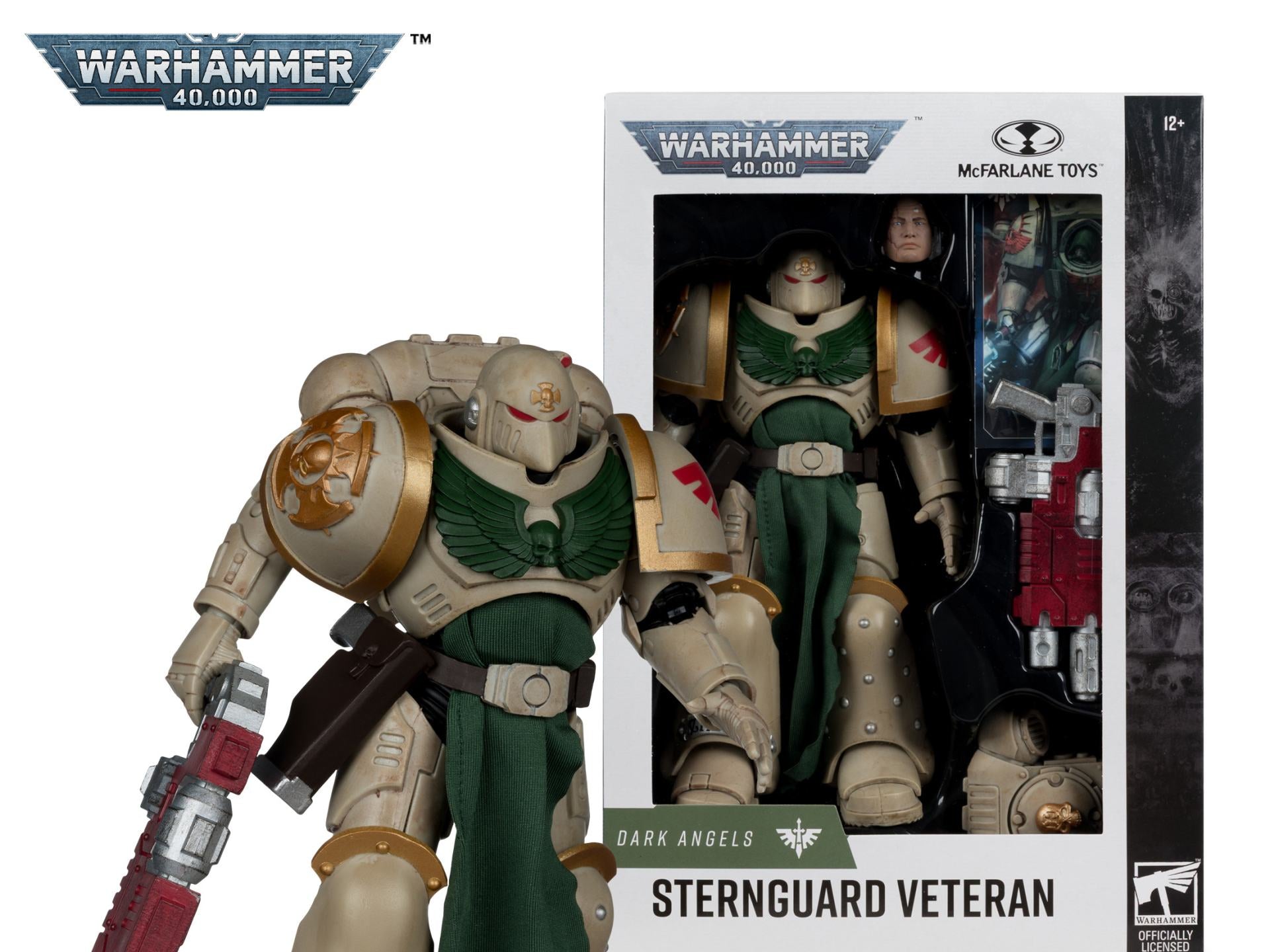 WARHAMMER 40000 7INCH  WV12  STERNGUARD VETERAN SPACE  MARINE ACTION FIGURE