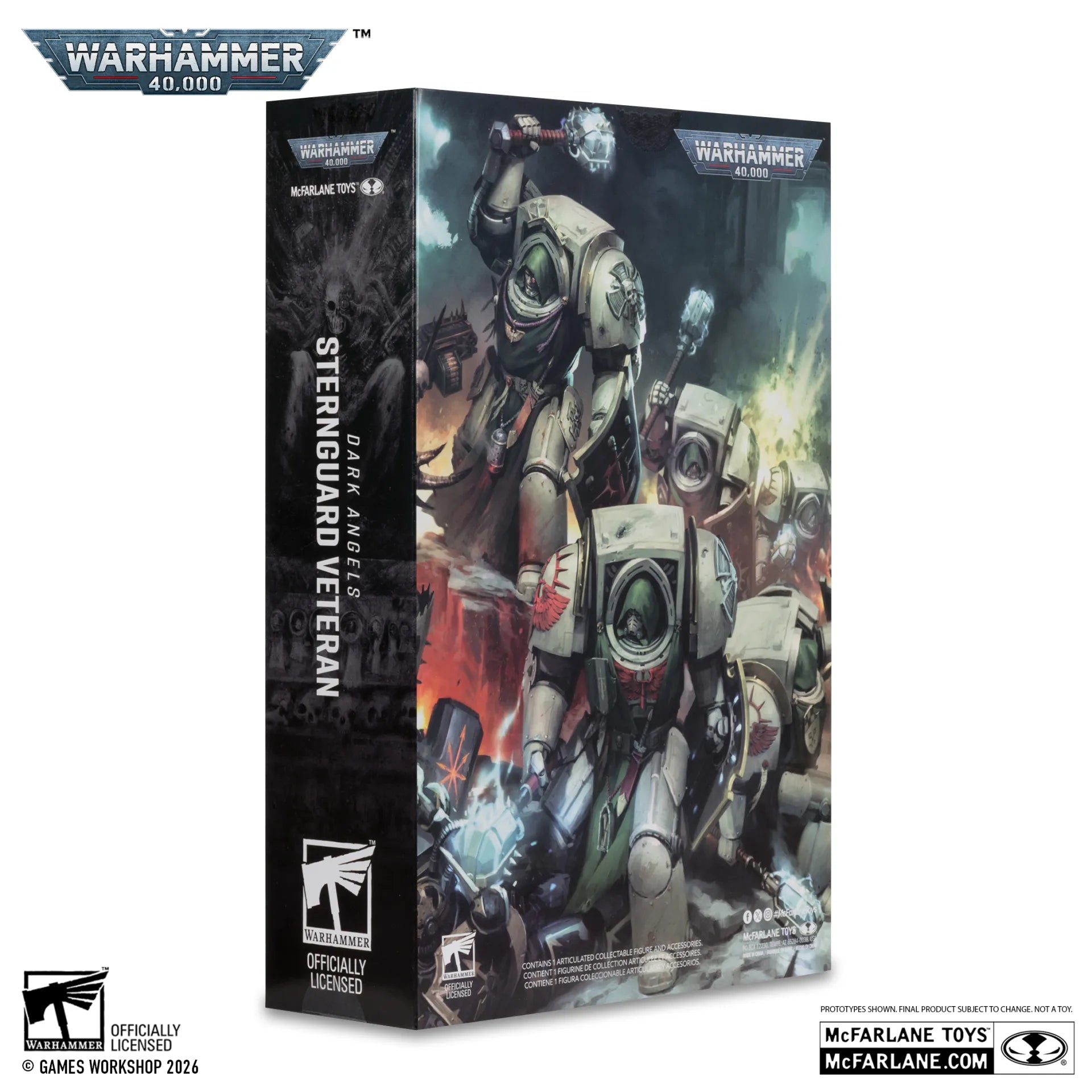 WARHAMMER 40000 7INCH  WV12  STERNGUARD VETERAN SPACE  MARINE ACTION FIGURE