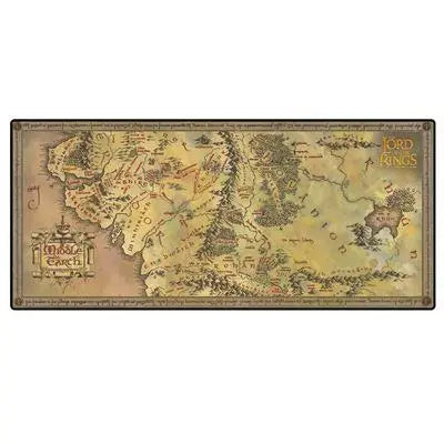 THE LORD OF THE RINGS MIDDLE EARTH MAP DESK MAT