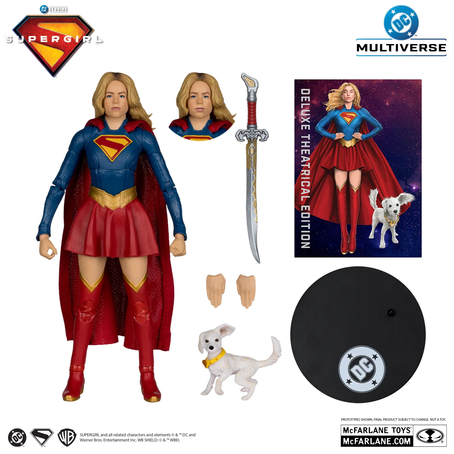 DC THEATRICAL DELUXE 7INCH SUPERGIRL MOVIE ASSORTMENT (6)