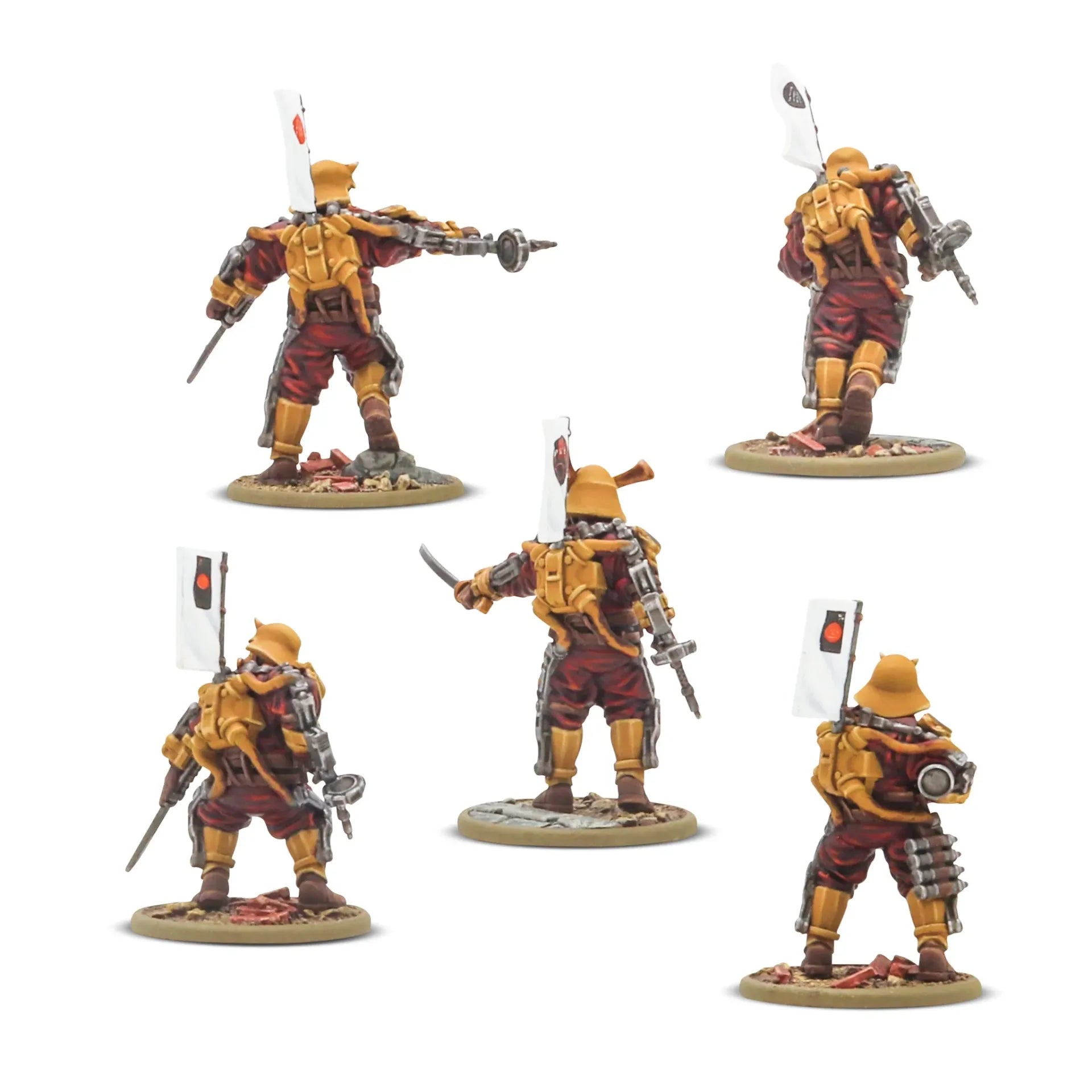 KONFLIKT 47 EMPIRE OF JAPAN ASSAULT-FRAME ARMOURED INFANTRY SQUAD