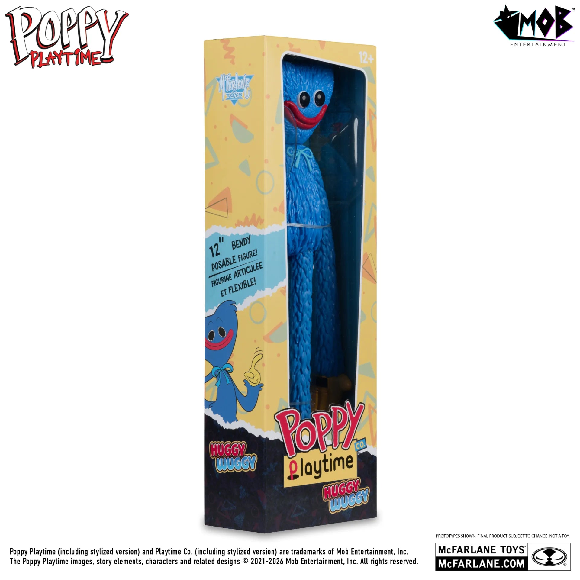 POPPY PLAYTIME 12INCH COFFIN HUGGY WUGGY SMILE FIGURE