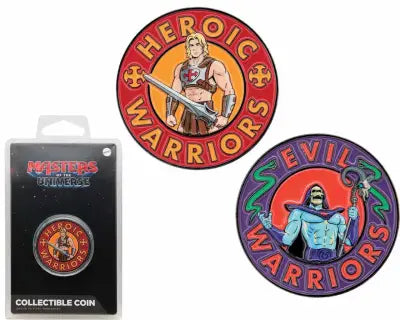 MASTERS OF THE UNIVERSE HE-MAN & SKELETOR LIMITED EDITION COIN