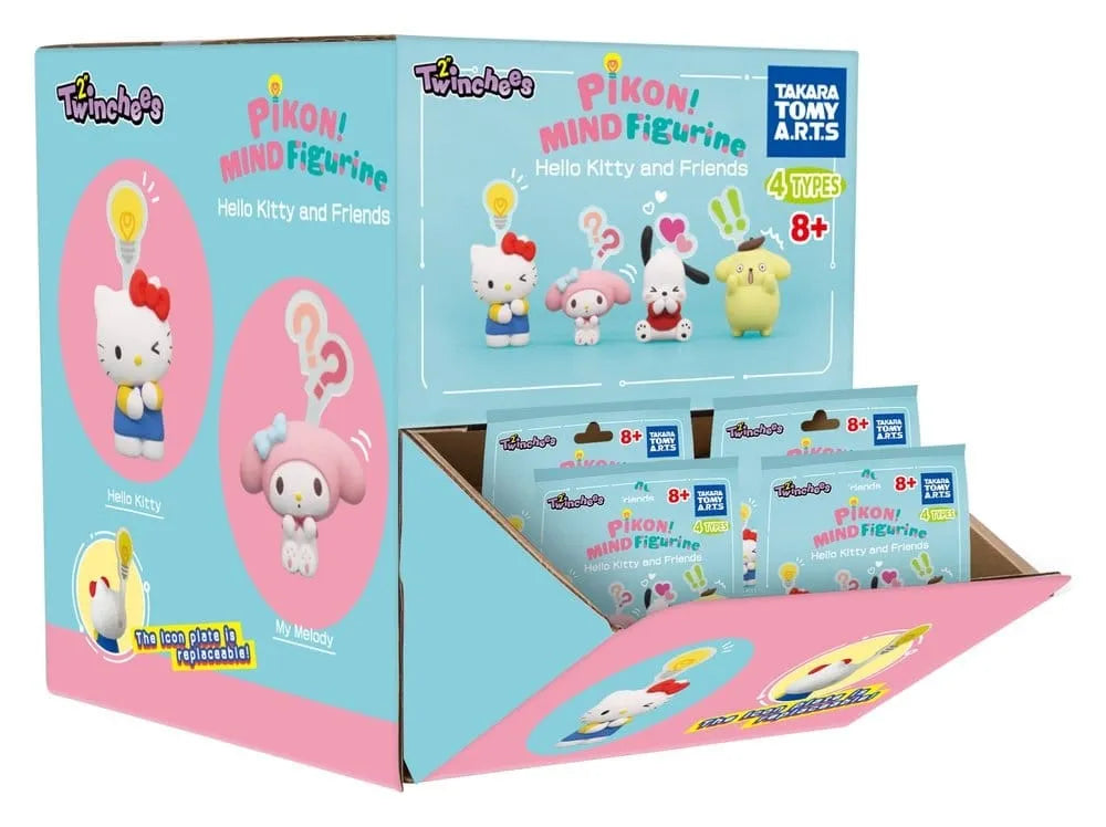 HELLO KITTY AND FRIENDS TWINCHEES PIKON! MIND FIGURINE DISPLAY (24)