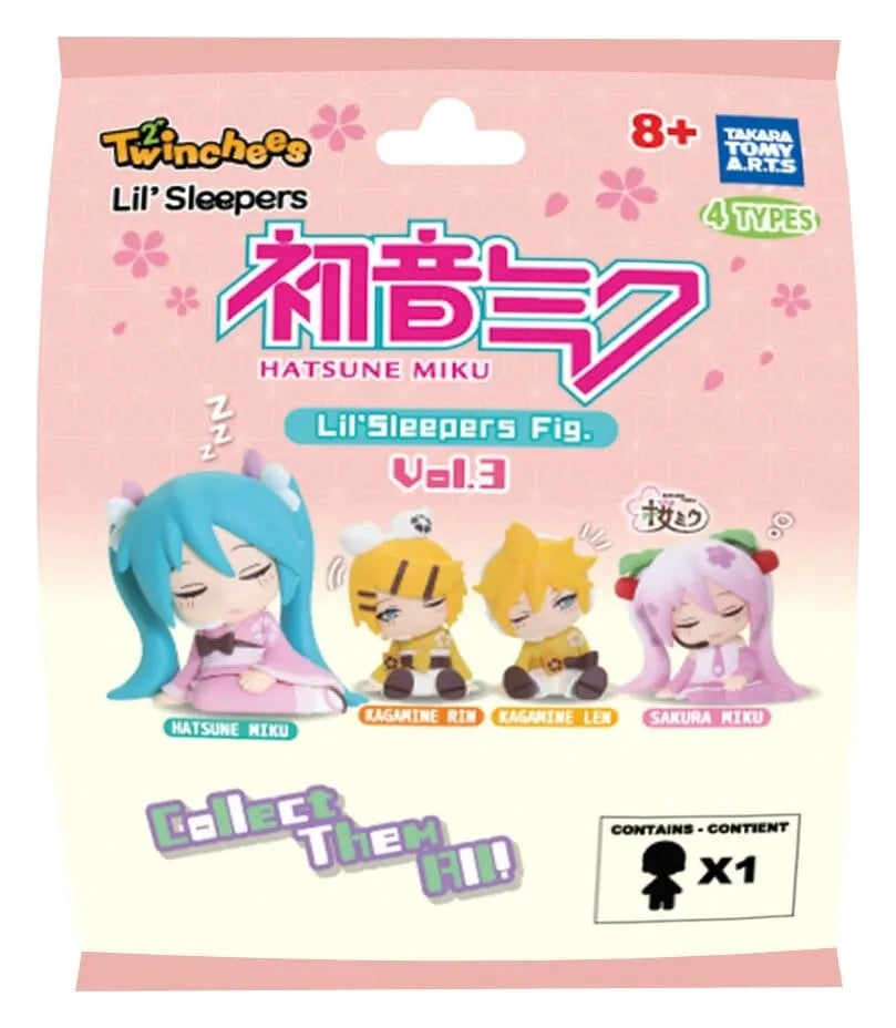 HATSUNE MIKU TWINCHEES LIL’ SLEEPERS VOL 3  FIGURINE DISPLAY (24)