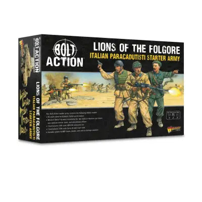 BOLT ACTION LIONS OF FOLGORE STARTER ARMY