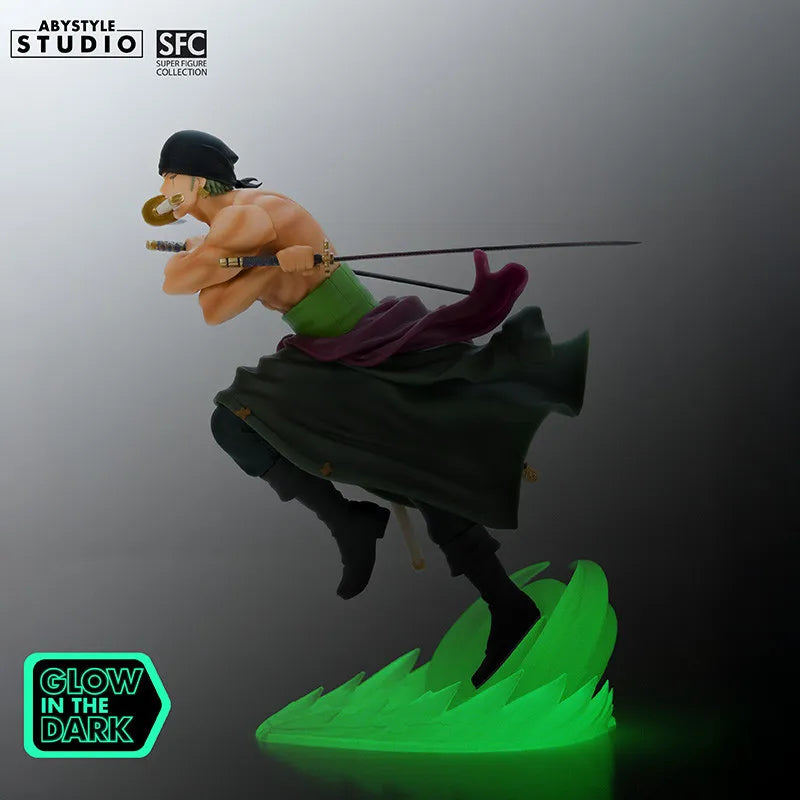 ONE PIECE ZORO GLOW IN THE DARK 1/10 SUPER FIGURE COLLECTION
