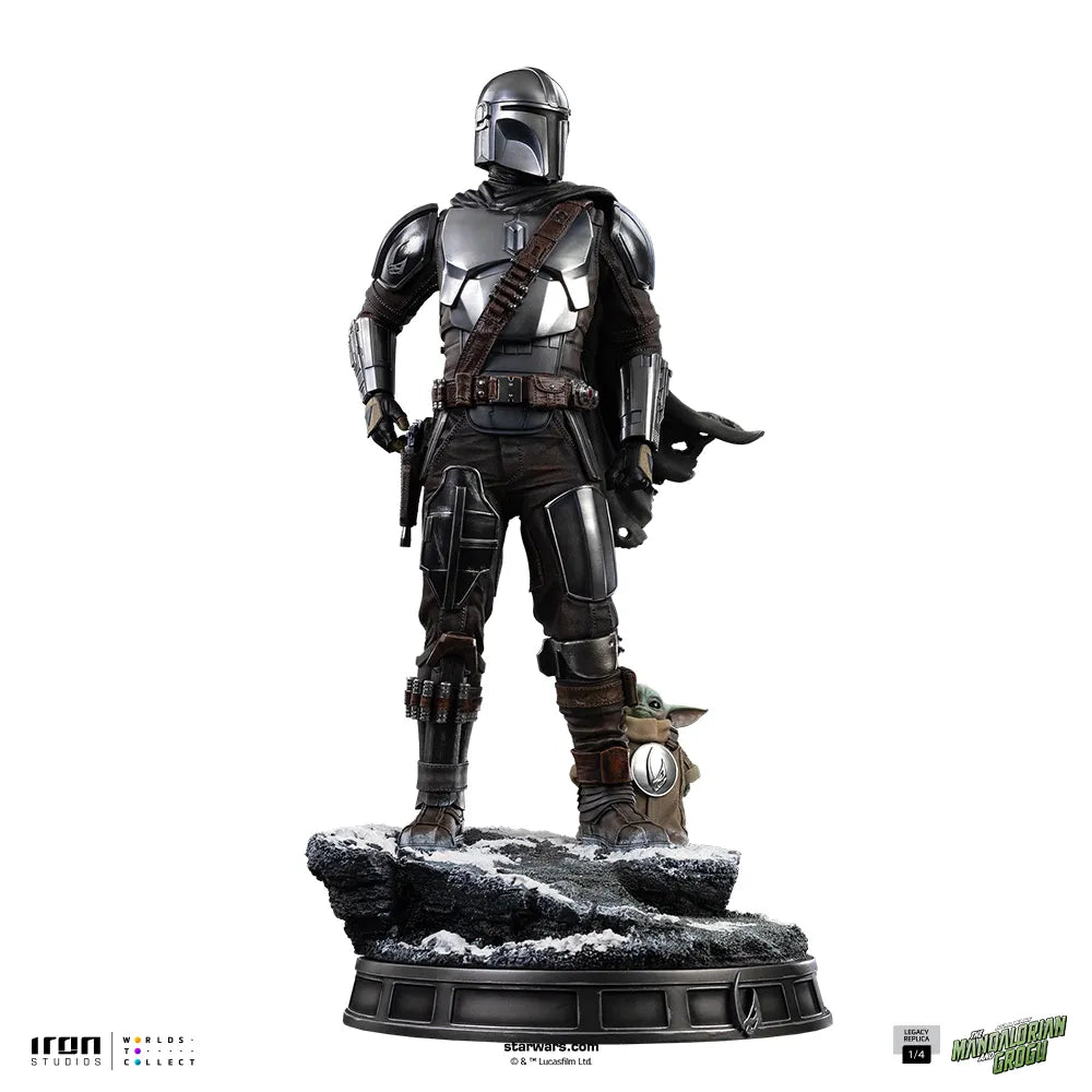 MANDALORIAN & GROGU MOVIE THE MANDALORIAN LEGACY REPLICA 1/4 STATUE