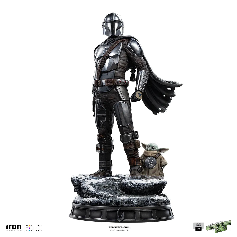 MANDALORIAN & GROGU MOVIE THE MANDALORIAN LEGACY REPLICA 1/4 STATUE