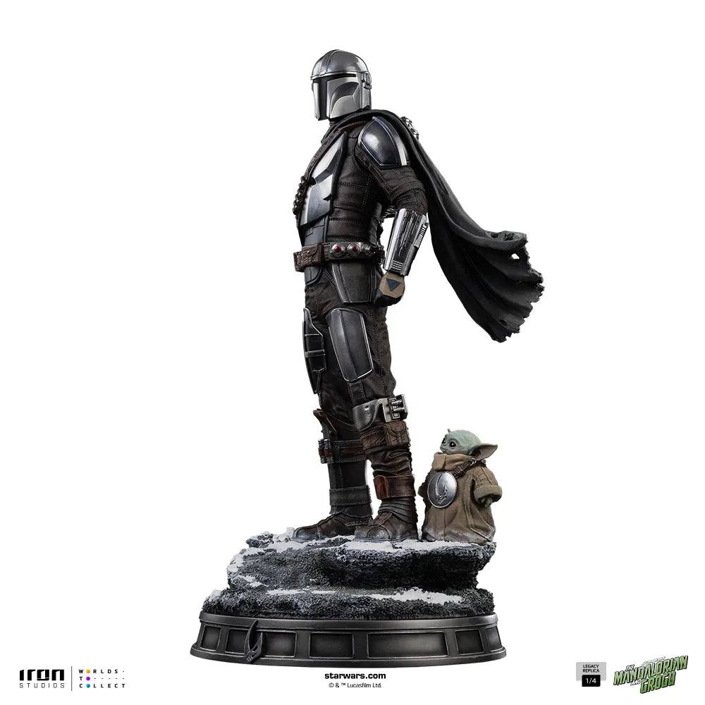 MANDALORIAN & GROGU MOVIE THE MANDALORIAN LEGACY REPLICA 1/4 STATUE